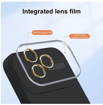 Kameraschutz Gehärtetes Glas Black für das iPhone 13 Pro.
