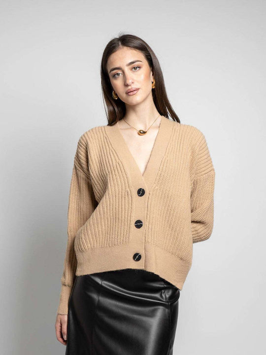 Fashioncore Cardigan Tricotat Bej