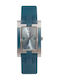 Timex Herrenuhr Batterie mit Blau Lederarmband
