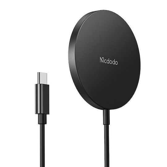 Mcdodo Ασύρματος Φορτιστής (Qi Pad) 15W Μαύρος (CH-4360)