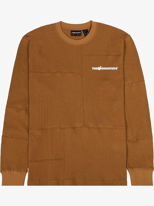 The Hundreds Langarm Herrenbluse Duck Braun