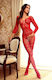 Beauty Night Ciorapi Body Intreg Roșu