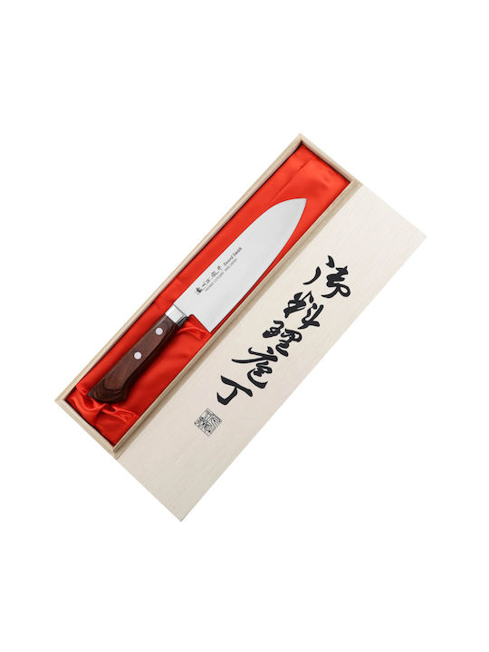 Satake Messer Santoku aus Shirogami Stahl 17cm 1Stück