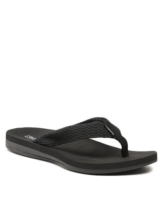 Kappa Frauen Flip Flops in Schwarz Farbe