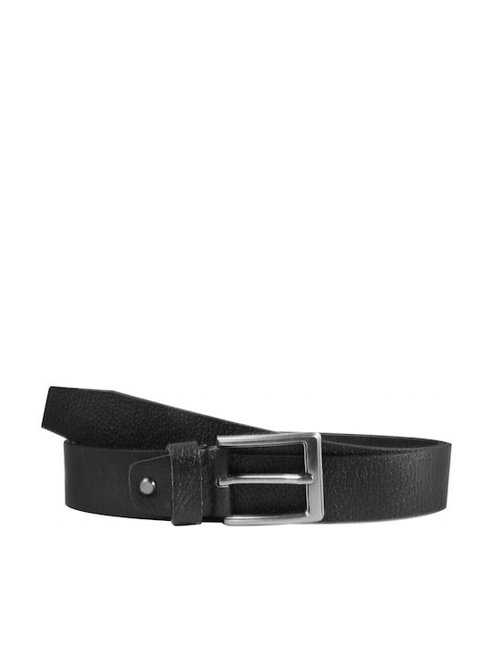 Leonardo Verrelli Men's Belt Leather Black
