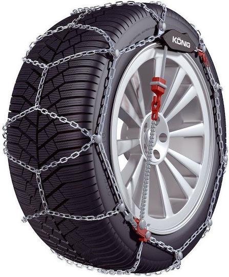 Konig CG-9 No 040 Αντιολισθητικές Αλυσίδες Πάχους 9mm Επιβατικού Αυτοκινήτου 2τμχ