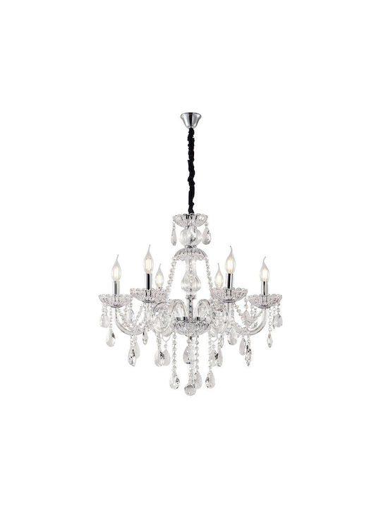 Artekko Chandelier with Crystals Transparent 023-3016