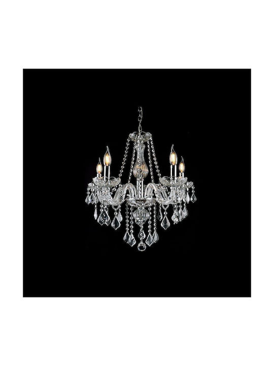 Artekko Chandelier with Crystals Transparent 023-3023