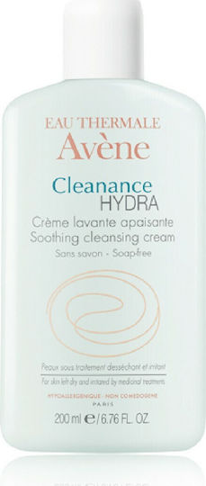 Eau Thermale Avène Cleanance Hydra Κρέμα Καθαρισμού Προσώπου για Ακνεϊκές Επιδερμίδες 200ml