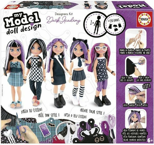 Educa Kinderhandwerk My Model Doll Design für Kinder 6+ Jahre+ Jahre