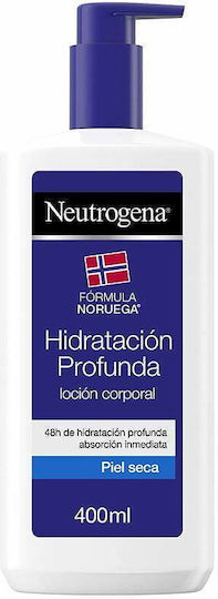 Neutrogena Hidratación Profunda Moisturizing Lotion Body with Hyaluronic Acid for Dry Skin 400ml