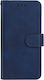 Wallet Δερμάτινο Μπλε (Moto G31)
