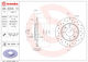 Brembo Σετ Δισκόπλακες Πίσω για Citroen Saxo Peugeot 106