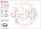 Brembo Σετ Δισκόπλακες Πίσω για Audi A1 Renault Rapid Seat Arona Skoda Fabia Volkswagen Bora