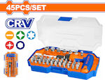 Wadfow Set 45 Screwdrivers with 45 Interchangeable Tips