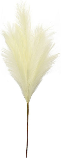 Τεχνητό Διακοσμητικό Κλαδί Pampas grass Εκρού 68cm Supergreens