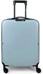 Bg Berlin Cabin Travel Suitcase Sky Blue with 4 Wheels Height 55cm