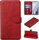 Cc9 Pro Classic Calf Texture Horizontal Buchen Sie Synthetisches Leder Rot (Xiaomi Mi Note 10 / Mi Note 10 Pro)