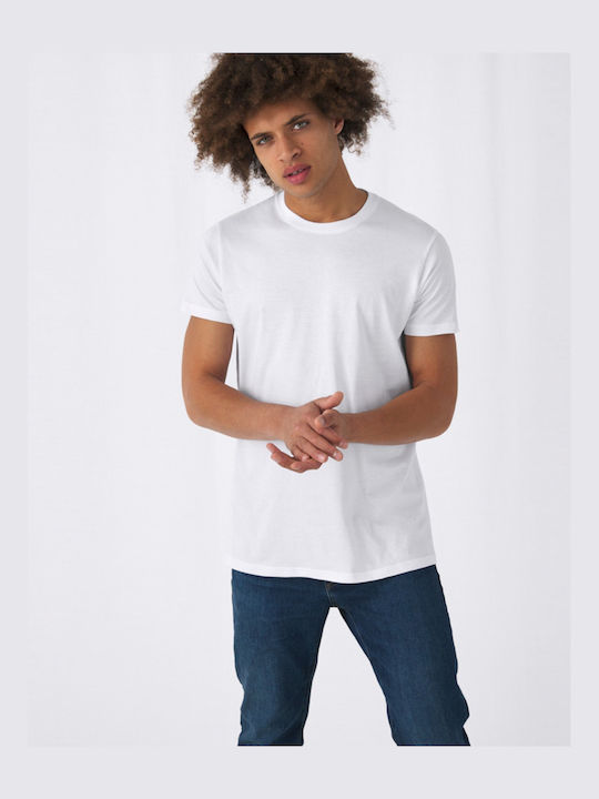 B&C Men's Short Sleeve Promotional T-Shirt White