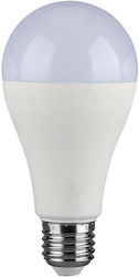 V-TAC Chip LED Lampen für Fassung E27 und Form A65 Naturweiß 1Stück