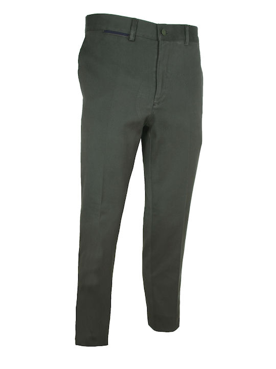 Stefansxxl Men's Trousers Chino Oil Green