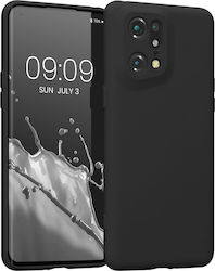 KWmobile Soft Slim Flexible Rubber Negrη (Oppo Find X5 Pro)
