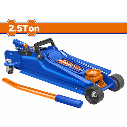 Wadfow Hydraulic Carriage Jack with Lifting Capacity up to 38cm and Weight Capacity up to 2.5 Tons