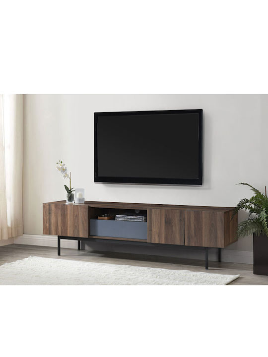 Телевизионни Мебели Grooves Wotan Oak - Сив М180xД40xВ50см