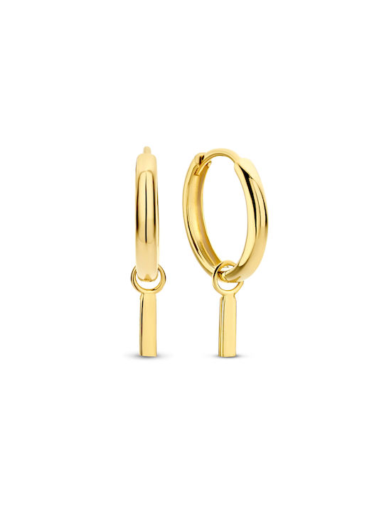 Isabel Bernard Earrings Hoops made of Gold 14K