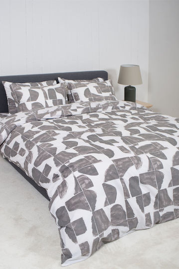 Biokarpet Home Nordic 855 Malmo Grau Bettbezüge Set Bettbezug Übergröße