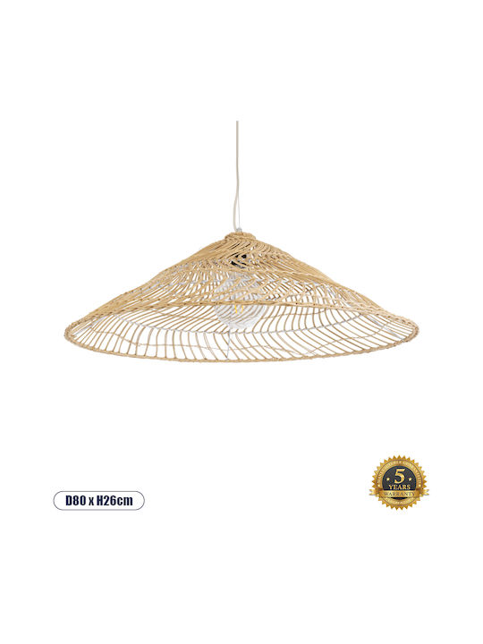 GloboStar Kaia Pendant Light Suspension Grid for Socket E27 Beige