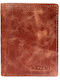 Leather Men's Wallet Classic with RFID Brown