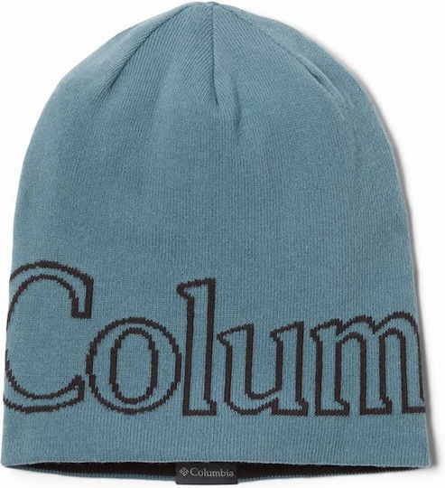 Belay Butte Beanie Unisex Beanie Knitted in Light Blue color