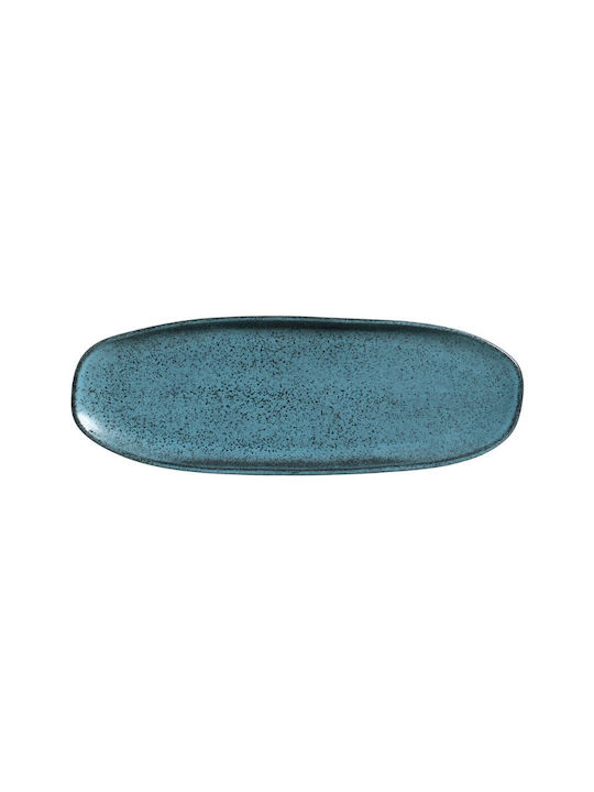 Porto Brasil Plate Serving Platter Oval Blue 36x13cm