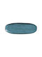 Porto Brasil Plate Serving Platter Oval Blue 36x13cm