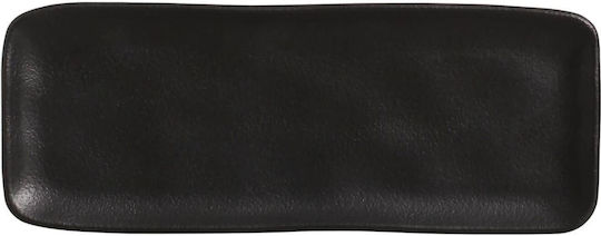 Porto Brasil Plate Serving Platter Rectangular Black 33x13cm