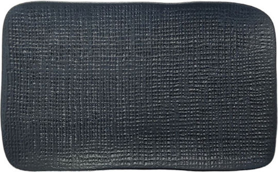 Porto Brasil Plate Serving Platter Rectangular Black 27x16cm