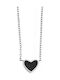 Akzent Necklace with design Heart from Steel