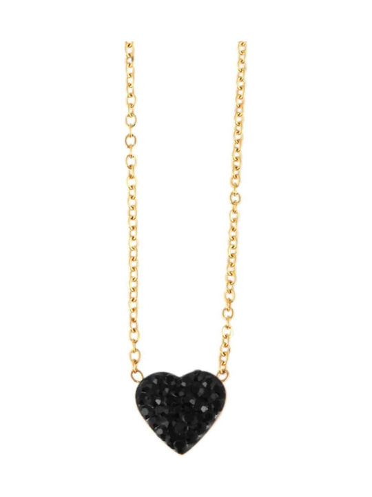 Akzent Necklace Made of Gold Plated Steel