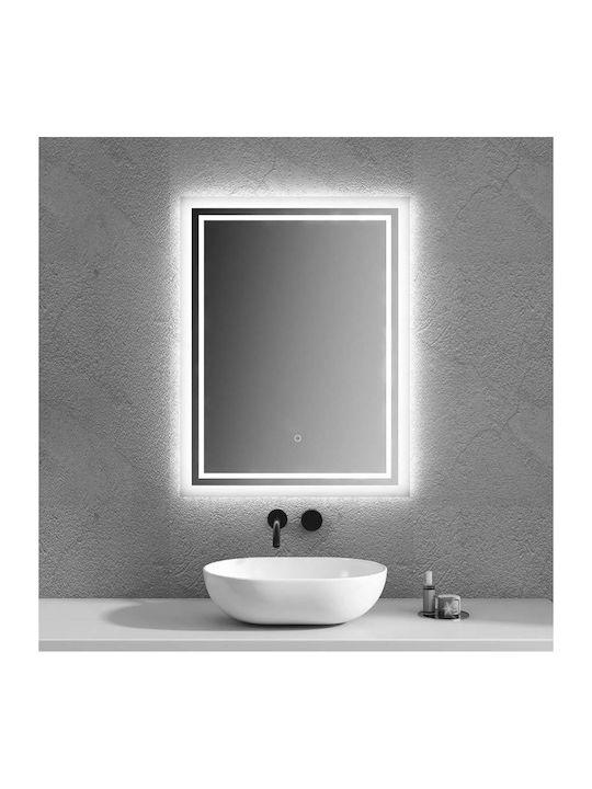 Gloria Bathroom Mirror made of Plastic 70x90cm