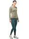 Schulung Frauen Leggings Deep Lagoon/Copper Red