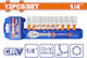 Wadfow Set de chei tubulare și clichet 1\4" 12buc