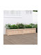 vidaXL Planter Box Lemn Maro 180x31x31cm.
