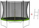 Fun Baby Balance Trampolin Draußen Durchmesser 244cm mit Netz & Leiter Blau