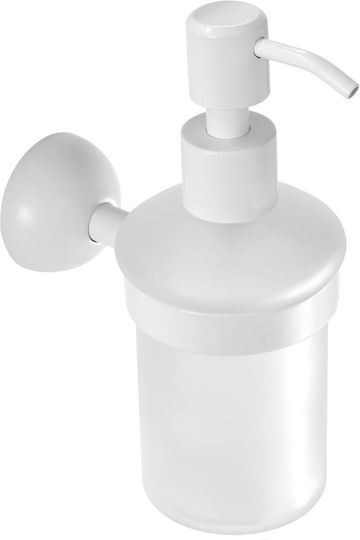 Kapitan Dispenser Γυάλινο Λευκό