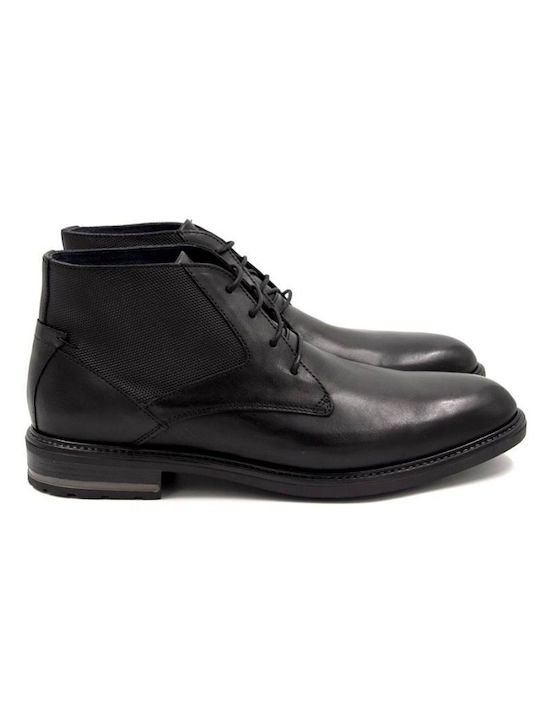 Kricket Men's Leather Boots Black