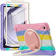 Tech-Protect Flip Cover Plastic Rezistentă Roz Galaxy Tab A9+ Plus 11.0 X210 / X215 / X216