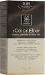 Apivita My Color Elixir Σετ Βαφή Μαλλιών Χωρίς Αμμωνία 5.85 Καστανό Ανοιχτό Περλέ 125ml