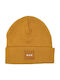 Kids Beanie Knitted Yellow