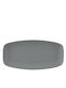 Servewell Teller Untiefe aus Melamin Gray mit Durchmesser 24cm 9Stück